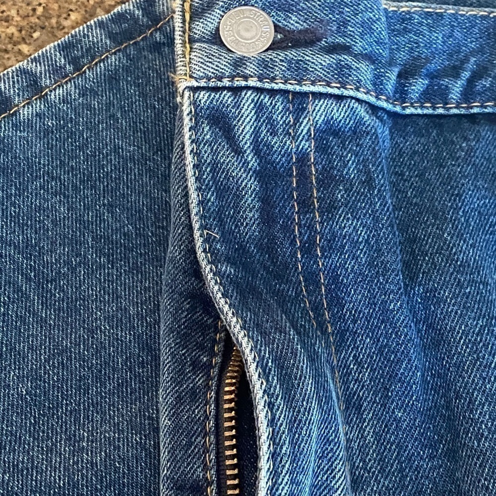 Levi’s men’s 517 Boot Cut Blue Denim Jeans 42 NWT - Picture 6 of 8
